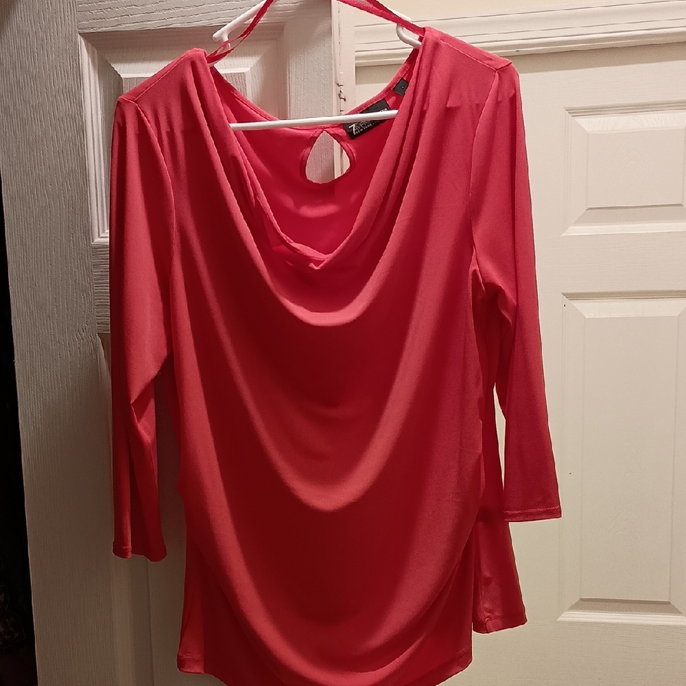 New York & Company Pink Blouse
